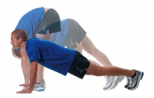 Lower back and calf stretch physiotherapy